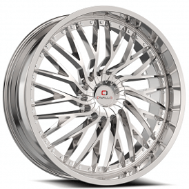 20" Cavallo Wheels CLV-43 Nano Chrome Rims 