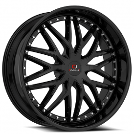 22" Cavallo Wheels CLV-46 Gloss Black Rims