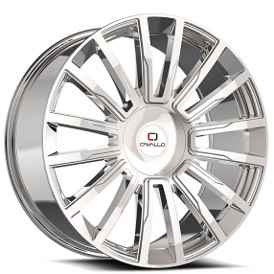 20" Cavallo Wheels CLV-47 Nano Chrome Rims