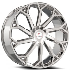 22" Cavallo Wheels CLV-51 Nano Chrome Rims