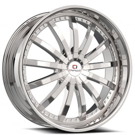 20" Cavallo Wheels CLV-53 Nano Chrome Rims
