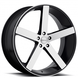 20" Cavallo Wheels CLV-5 Gloss Black Machined Rims