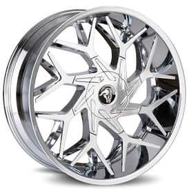 26" Diablo Wheels Magneeto Chrome Rims