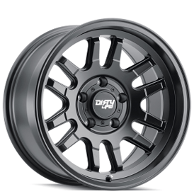 17" Dirty Life Wheels Canyon 9310 Matte Black Off-Road Rims