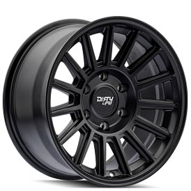 17" Dirty Life Wheels Journey 9316 Matte Black Off-Road Rims