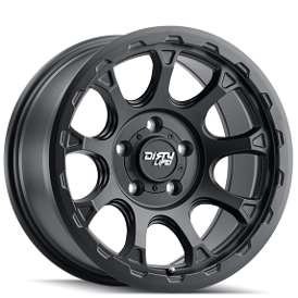17" Dirty Life Wheels Drifter 9307 Matte Black Off-Road Rims