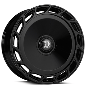 24" Dolce Luxury Wheels Bigboy Gloss Black Floating Cap Rims