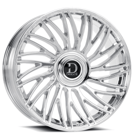 22" Dolce Luxury Wheels Sesto Chrome Floating Cap Rims