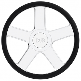DUB Custom Steering Wheel Baller Polished