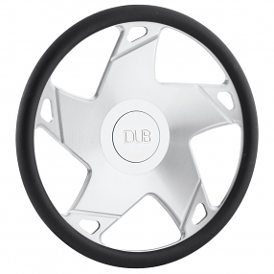 DUB Custom Steering Wheel Chinchilla Brushed