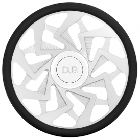 DUB Custom Steering Wheel Chop Brushed Clear