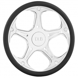 DUB Custom Steering Wheel Havok Chrome