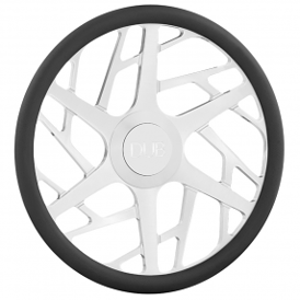 DUB Custom Steering Wheel Hooka Brushed Clear
