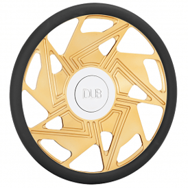 DUB Custom Steering Wheel Hypa Candy Gold