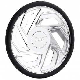 DUB Custom Steering Wheel Krunk Polished