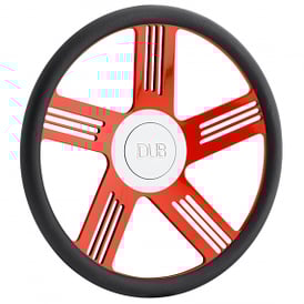 DUB Custom Steering Wheel Verve Gloss Red
