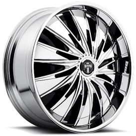 26" Dub Forged Wheels S710 Lixx Chrome Spinner Rims