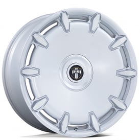 24" Dub Wheels Cheef DC271 Silver Machined Rims