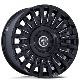 24" Dub Wheels Honcho DC272 Gloss Black Milled Rims