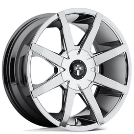 20" Dub Wheels Push S201 Chrome Plated Rims