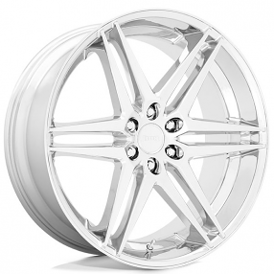 24" Dub Wheels Dirty Dog S265 Chrome Rims