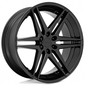 26" Dub Wheels Dirty Dog S268 Gloss Black Rims