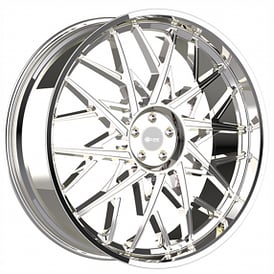 24" Eclipse Wheels 102 Chrome Rims