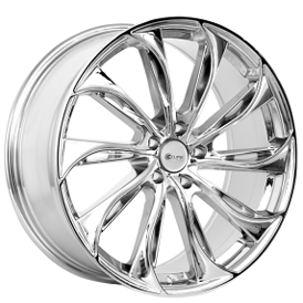 22x8.5" Eclipse Wheels 106 Chrome Rims