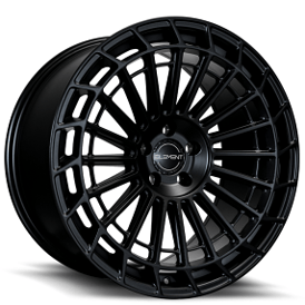 22" Staggered Element Wheels EL23 Gloss Black Rims