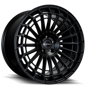 20" Staggered Element Wheels EL23 Gloss Black Rims