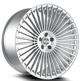 20" Element Wheels EL40 Brushed Silver Rims