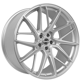 20" Element Wheels ELFF01 Brushed Silver Rims 