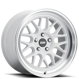 18" Staggered ESR Wheels CR1 Gloss White JDM Style Rims