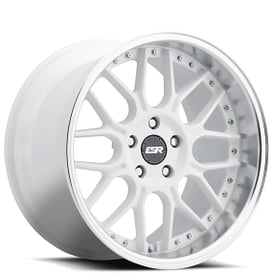19" ESR Wheels CS18 Gloss White JDM Style Rims
