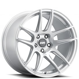 19" Staggered ESR Wheels CS8 Hyper Silver JDM Style Rims