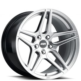 20" Staggered ESR Wheels RF15 Brushed Silver JDM Style Rims