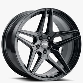 19" Staggered ESR Wheels RF15 Gloss Black JDM Style Rims