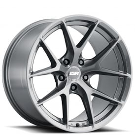 18" ESR Wheels RF2 Graphite JDM Style Rims