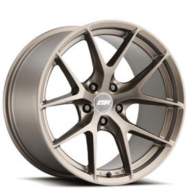 18" Staggered ESR Wheels RF2 Matte Bronze JDM Style Rims