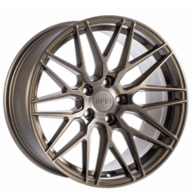 18" F1R Wheels F103 Brushed Bronze Rims