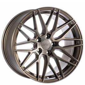 20" F1R Wheels F103 Brushed Bronze Rims