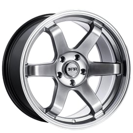 18" F1R Wheels F106 Hyper Black Rims