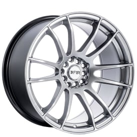 17" F1R Wheels F107 Hyper Black Rims