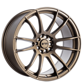 18" F1R Wheels F107 Matte Bronze Rims