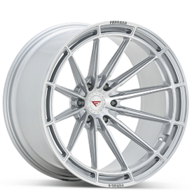 22" Ferrada Wheels FTR14 Machine Silver Off-Road Flow Formed Rims