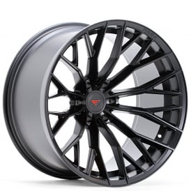 22" Ferrada Wheels FTR9 Noir Black Off-Road Flow Formed Rims