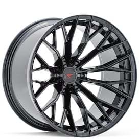 22" Ferrada Wheels FTR9 Obsidian Black Off-Road Flow Formed Rims