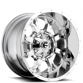 20" Fuel Wheels D516 Krank Chrome Off-Road Rims 
