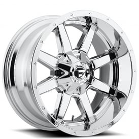 18" Fuel Wheels D536 Maverick Chrome Off-Road Rims 