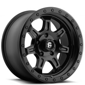 17" Fuel Wheels D572 JM2 Matte Black Off-Road Rims 